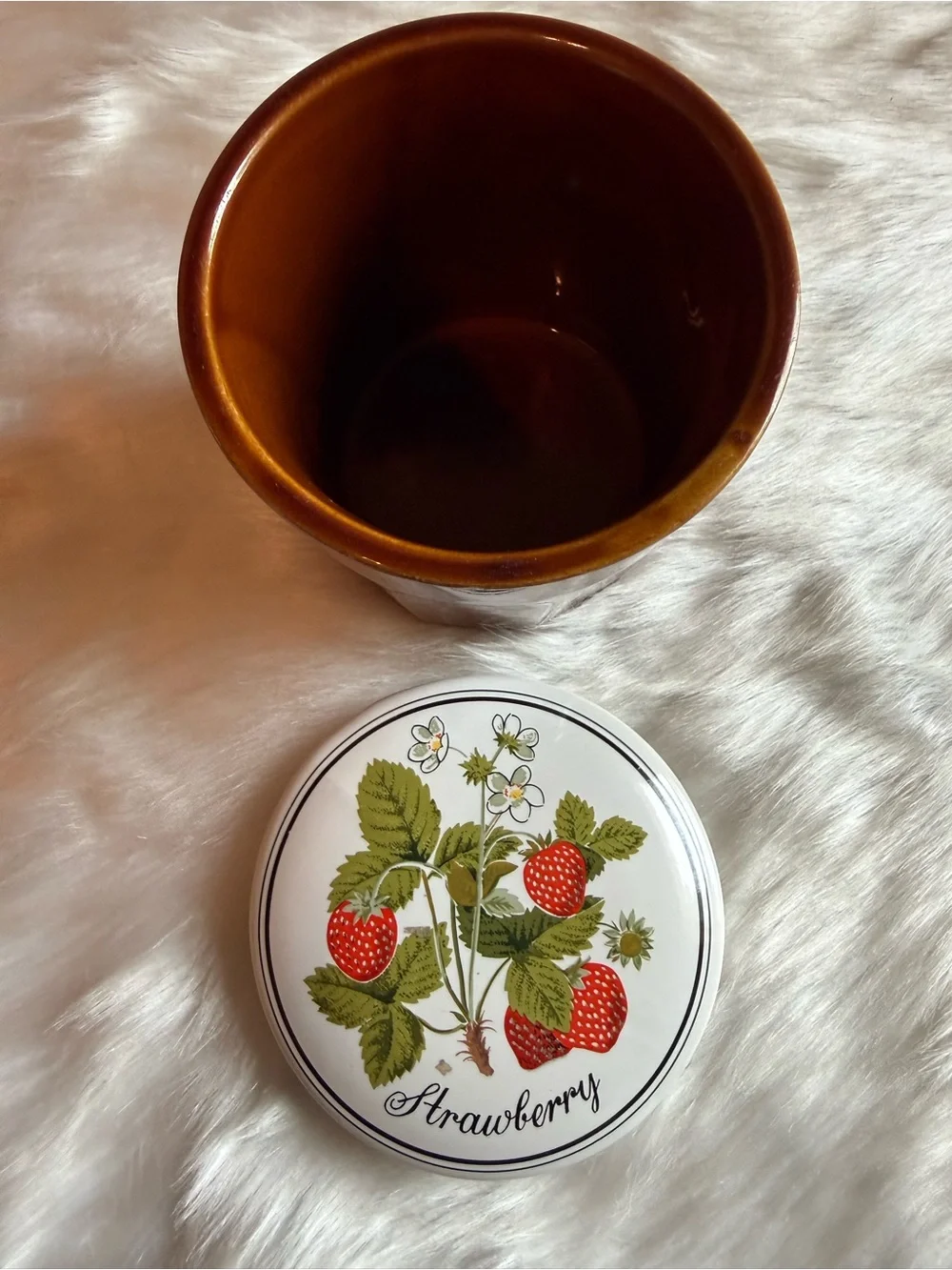 Vintage Gailstyn Sutton Strawberry Jam Jar Collectible